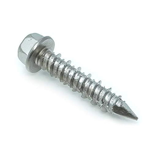 CONFAST 1/4 x 1-1/4 Concrete Screws 410 Stainless Steel Hex with Concrete Drill Bit for Anchoring to Masonry 50 per Box Block or Brick CONFAST 1/4 x 1-1/4 Concrete Screws 410 Stainless Steel Hex with Concrete Drill Bit for Anchoring to Masonry 50 per Box Block or Brick